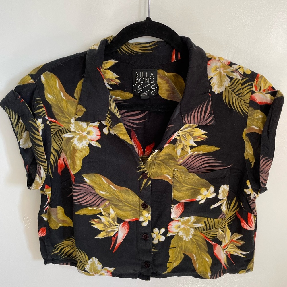 Billabong Hawaiian crop top (s)